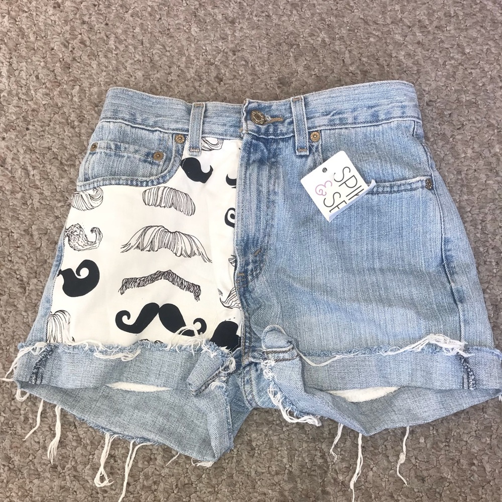 Mustache Shorts